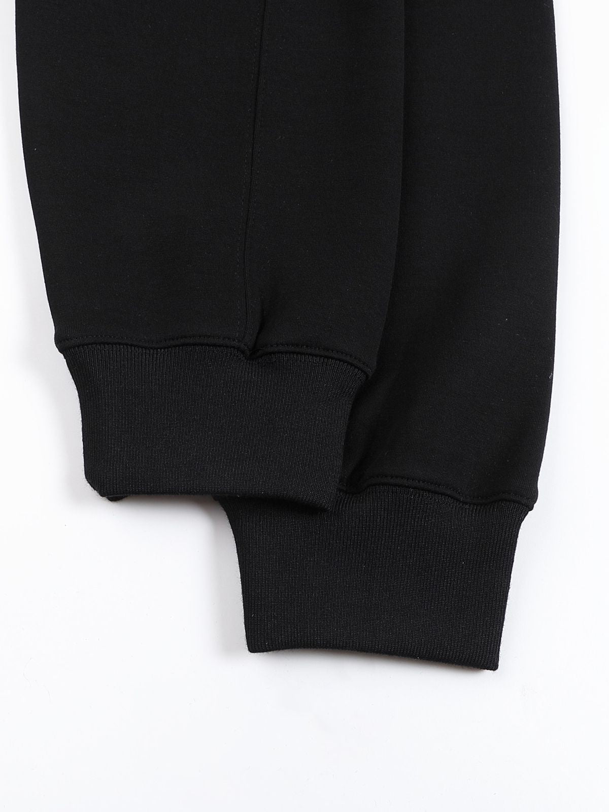 Retro 21 Boxy Air Layer Zip Up Hoodie in Black - Detail
