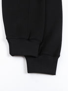 Retro 21 Boxy Air Layer Zip Up Hoodie in Black - Detail