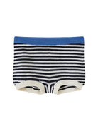 SweetChilling Striped Wool Blend Knit Shorts in White