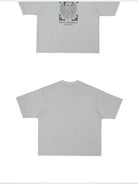 SOD Little Che Graphic Washed Cotton Tee in Gray