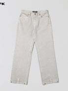 SMFK Vintage Wash Straight Leg Jeans in Light Gray