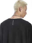 D5ove Boxing Dog Graphic Half Sleeve T Shirt in Black - On Male Model