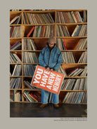 USAGE Type I Selvedge Denim Cropped Jacket in Denim - On Male Model