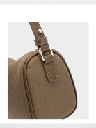 HONGU Leather Crossbody Pillow Bag in Beige - Detail
