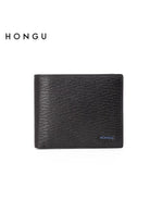 HONGU Patchwork Leather Bifold Wallet in 【即发】 经典压纹-横款