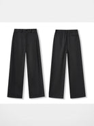 Retro 21 Brushed Curved Leg Pants in Black