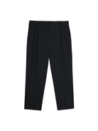 SIMPLE PROJECT Center Seam Cropped Trousers in Black