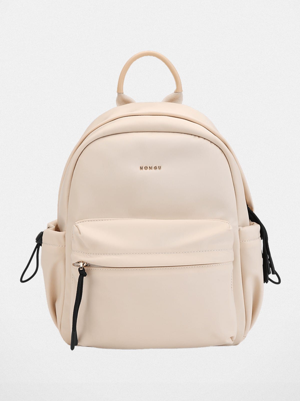 HONGU Nylon Dome Backpack in Cream