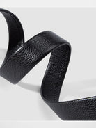 HONGU Top Grain Leather Automatic Buckle Belt in H2113223 - Detail