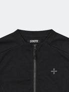 SMFK Zip Front Cropped Activewear Jacket in Black - Detail