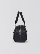 SMFK Phantom Leather Top Handle Bag in Black