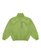MASONPRINCE Lightweight Tonal Check Nylon Jacket in Green