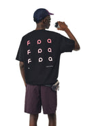 FPA Heavyweight Cotton Blend T Shirt in Black - On Male Model