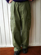 USAGE Heavyweight Ripstop M51 Cargo Pants in Olive - On Model