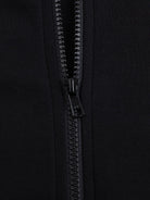 Retro 21 Boxy Air Layer Zip Up Hoodie in Black - Detail