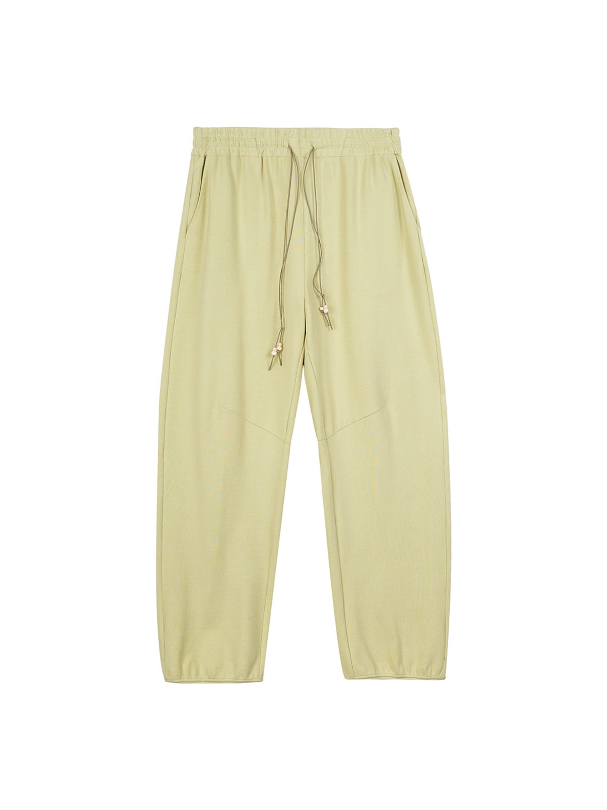 SIMPLE PROJECT Wooden Bead Drawstring Sweatpants in Mint