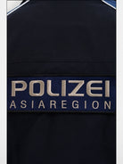 MASONPRINCE Color Block Badge Track Jacket in Blue - Detail