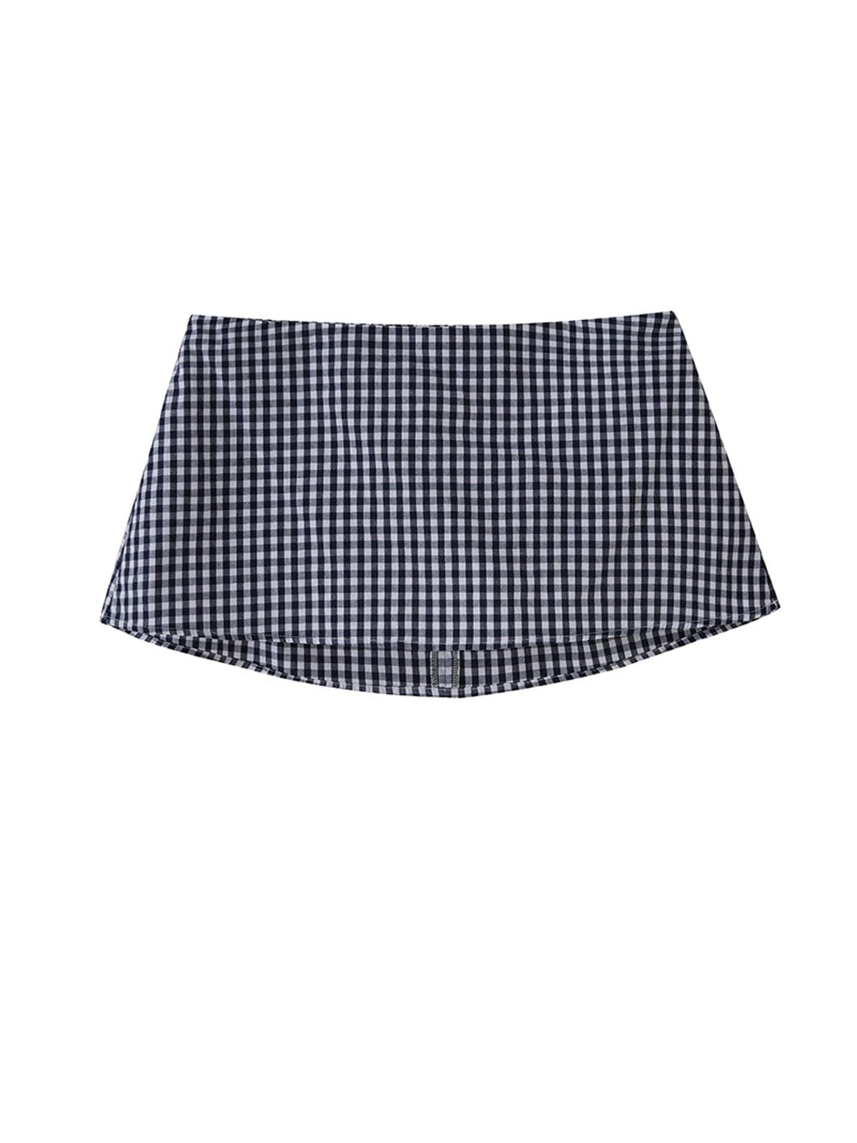 SweetChilling Gingham Plaid Mini Skirt in Blue