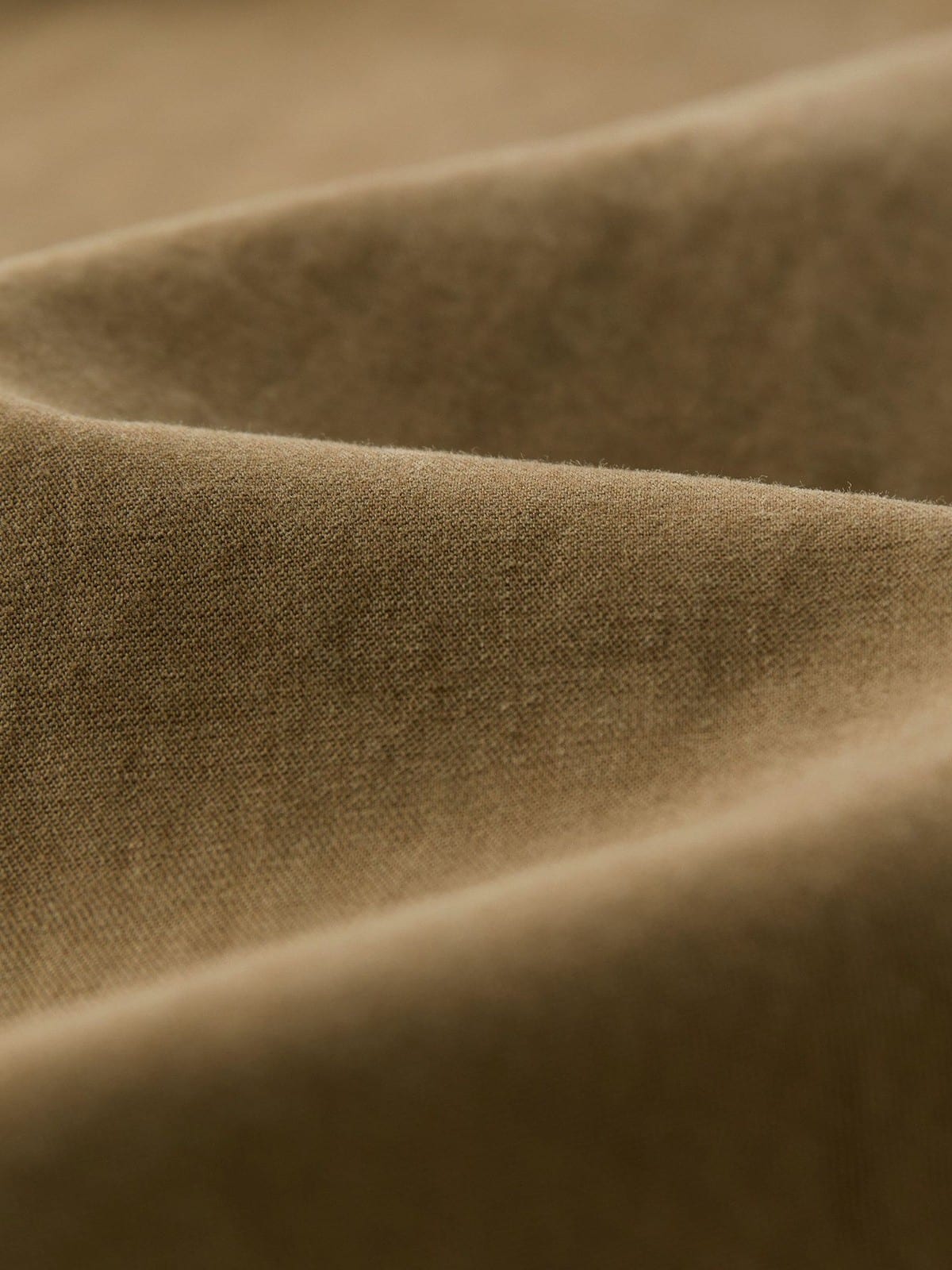 TEASEL Cotton Blend Drawstring Cropped Pants in Brown - Detail