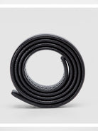 HONGU Top Grain Leather Automatic Belt Strap in Black