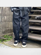 Soda Retro Canvas Low Top Sneakers in BLACK 【S14FW703 】 - On Model