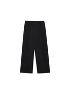 MEDM Embroidered Cotton Cargo Pants in Black