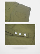 SOD Online Store Detachable Strap Nylon Parachute Pants in Green