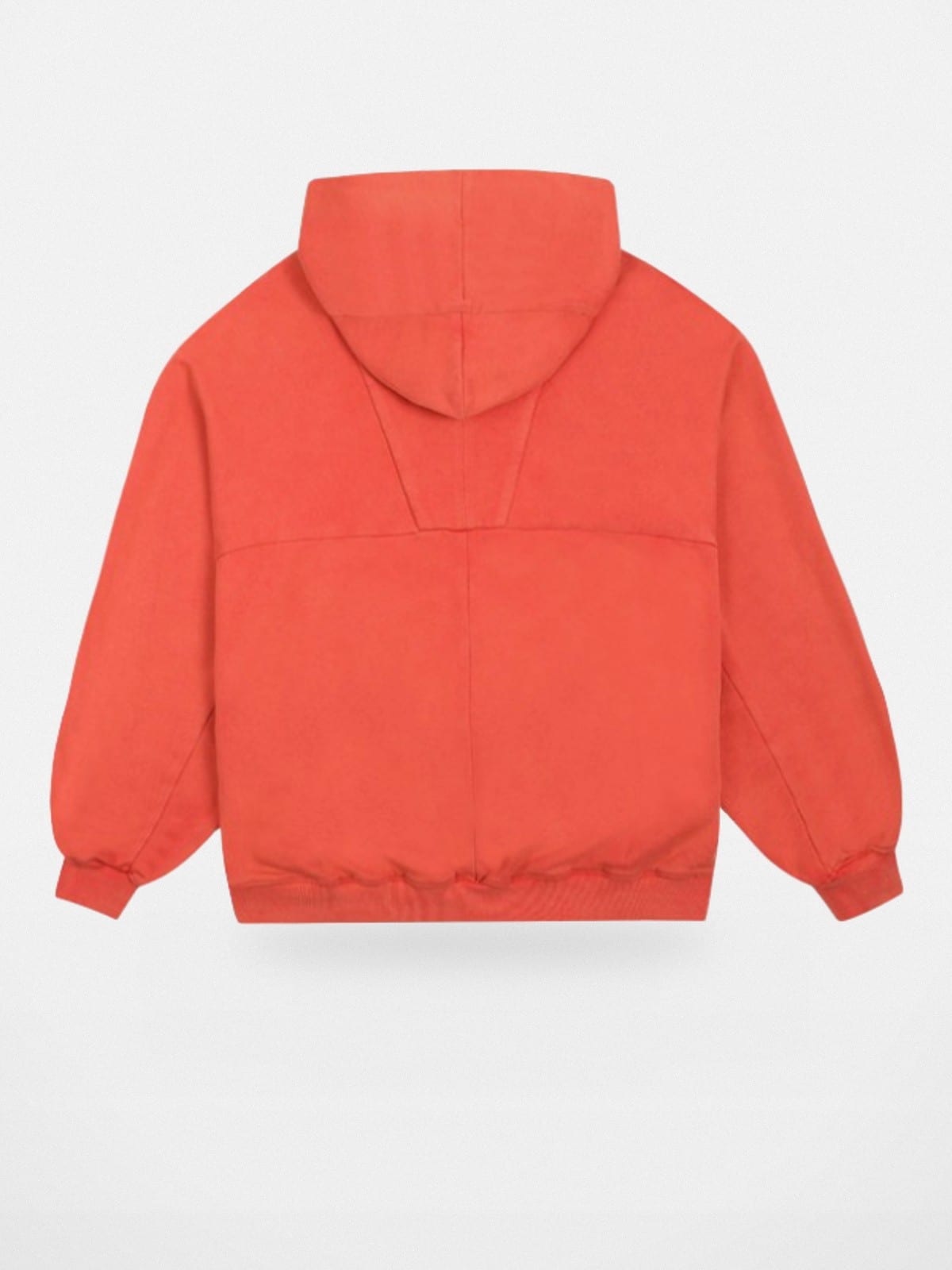 D5ove Vintage Red Cotton Hoodie in Red