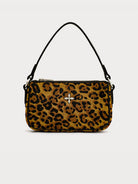 SMFK Cross Badge Leather Shoulder Bag in Print