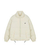 LOSTCTRL 90 White Duck Down Puffer Jacket in Cream