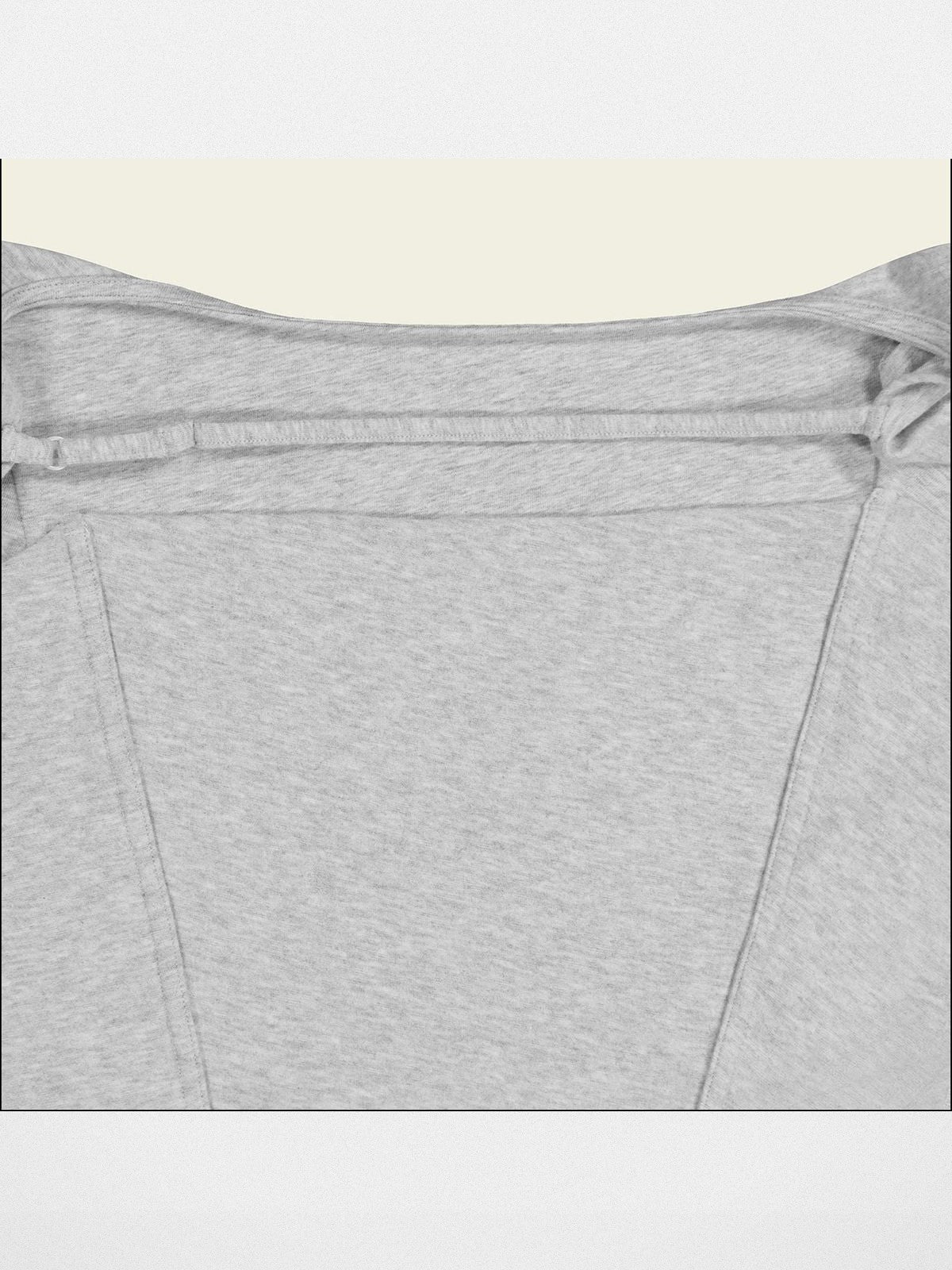 FaxCopyExpress Sunlit Beam Backless Top in Gray - Detail