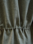 Retro 21 Wool Blend Contrast Collar Jacket in Khaki - Detail