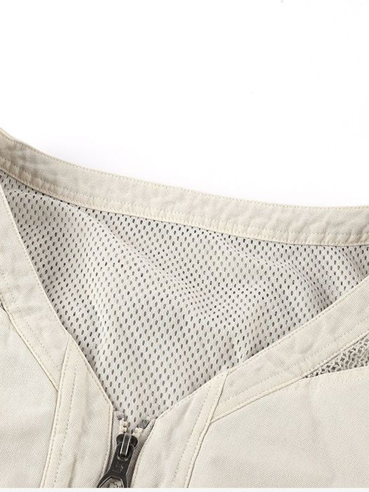 D5ove Tactical Multi Pocket Noragi Jacket in Gray - Detail