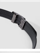 HONGU Top Grain Leather Automatic Buckle Belt in H2113223 - Detail
