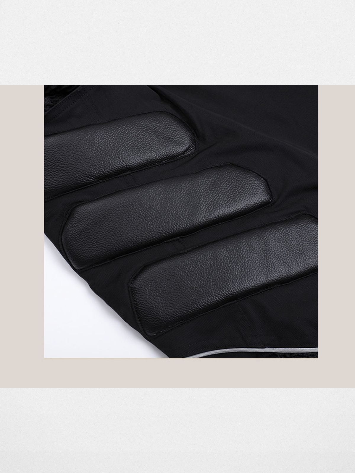 D5ove Paneled Nylon Racing Pants in Black - Detail