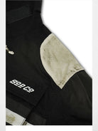 SOD Vintage Washed Firefighter Jacket in Black - Detail