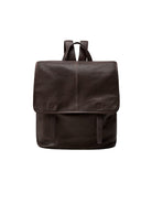 QIUZHEN Vegetable Tanned Goat Leather Backpack in Brown