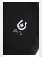 SOD Rivet Panel Micro Flare Jeans in Black - Detail