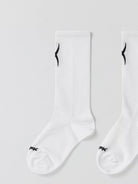 SMFK Athletic Cotton Blend Short Socks 2 Pack in White