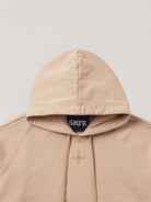 SMFK Vintage Camouflage Cotton Hoodie in Beige - Detail