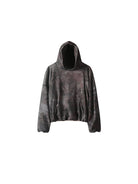 D5ove Distressed Forest Camo Hoodie in Gray
