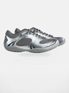 OLDORDER Metallic Chunky Track Sneakers in Silver