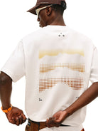 FPA Quick Dry Polka Dot T Shirt in White - On Model