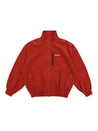 MASONPRINCE Lightweight Tonal Check Nylon Jacket in Red
