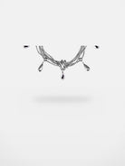BLACKHEAD Multi Chain Teardrop Pearl Bracelet in Silver