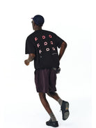 FPA Heavyweight Cotton Blend T Shirt in Black - On Model