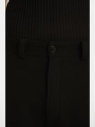 Retro 21 Air Layer Curved Leg Pants in Black - Detail