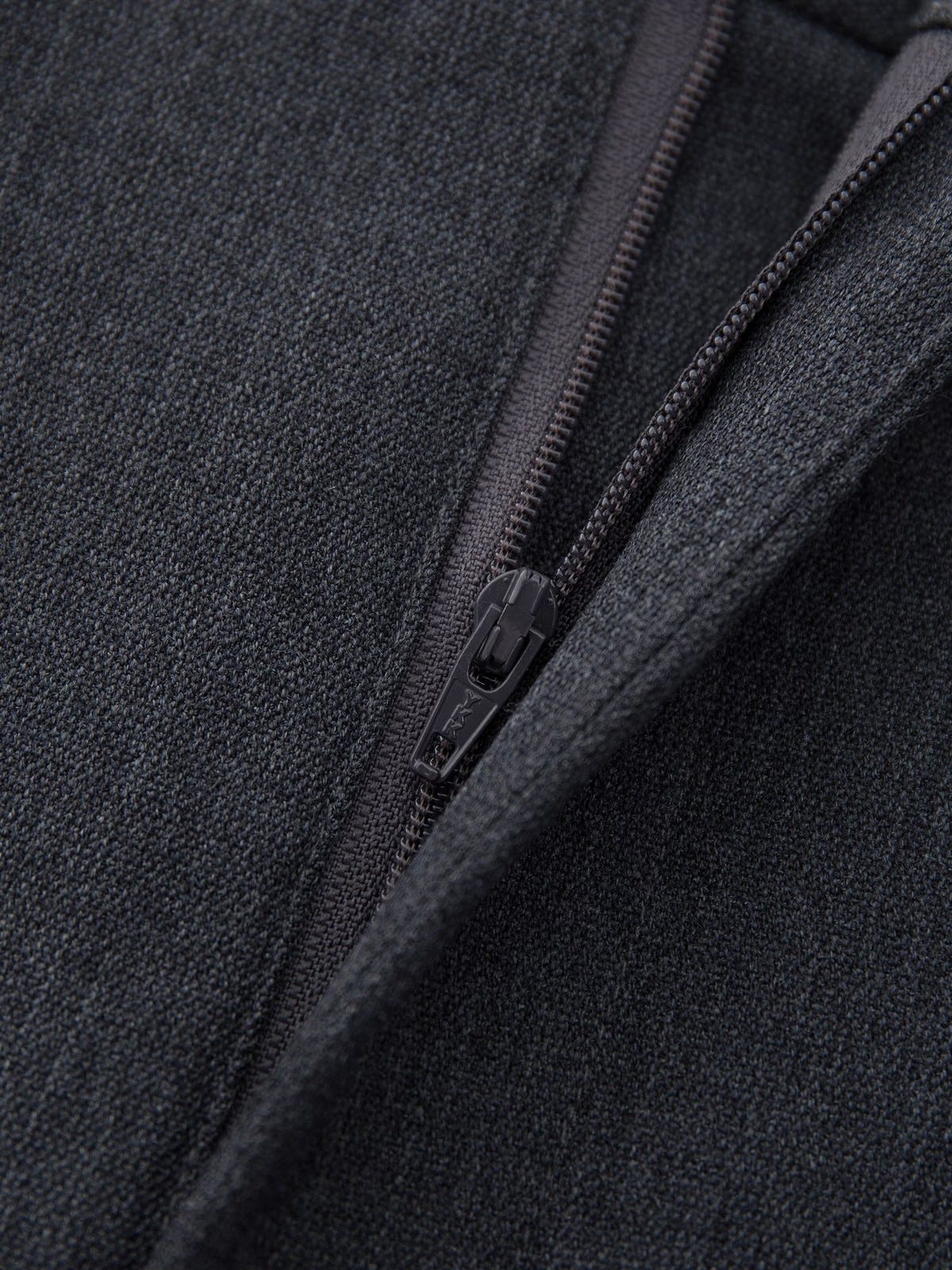TEASEL Belted Australian Wool Trench Coat in Gray - Detail