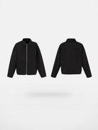 VLABMADE 100 Wool Shirt Collar Jacket in Black