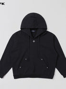 SMFK Cotton Wool Blend Oversized Hoodie in Black